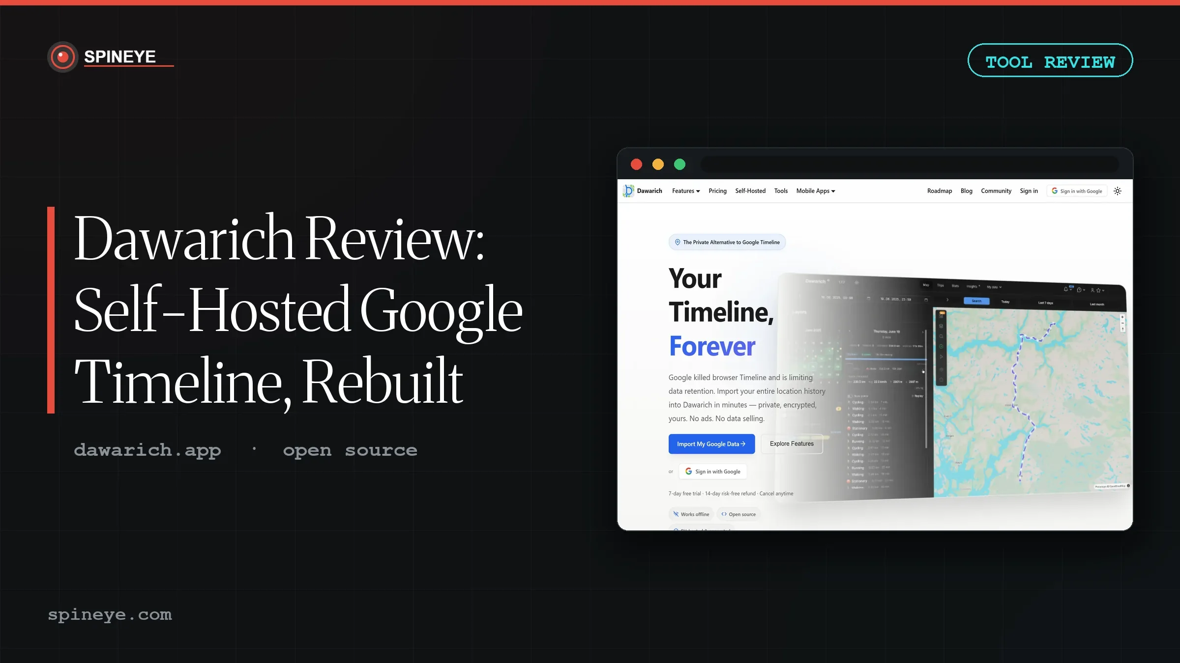 Dawarich Review: The Self-Hosted Google Timeline Replacement